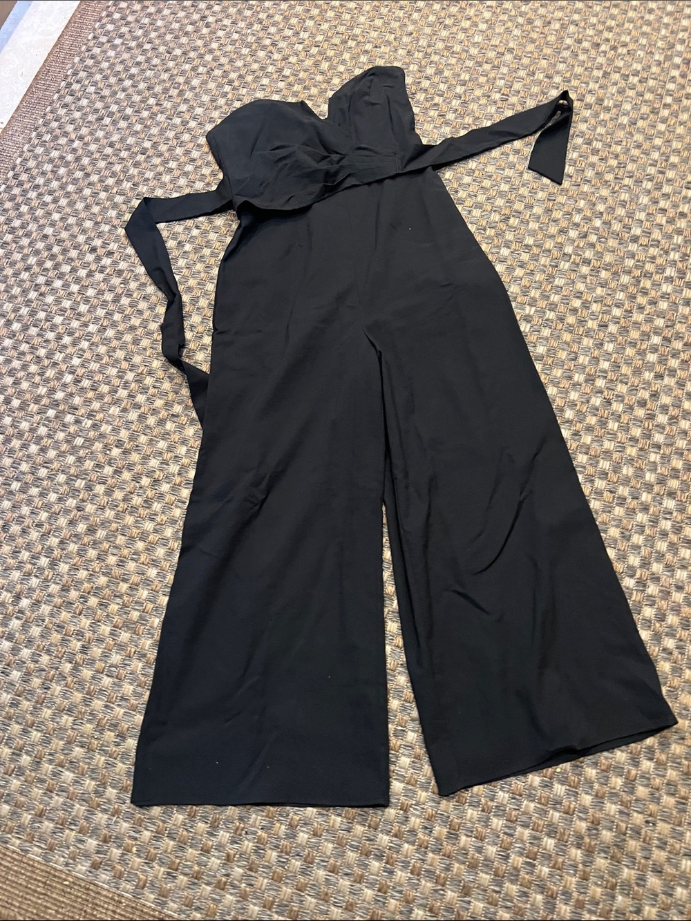 Aster med Black Wide-Leg Jumpsuit